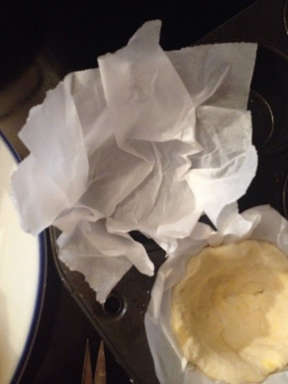 Now it's time for the circle of dough.