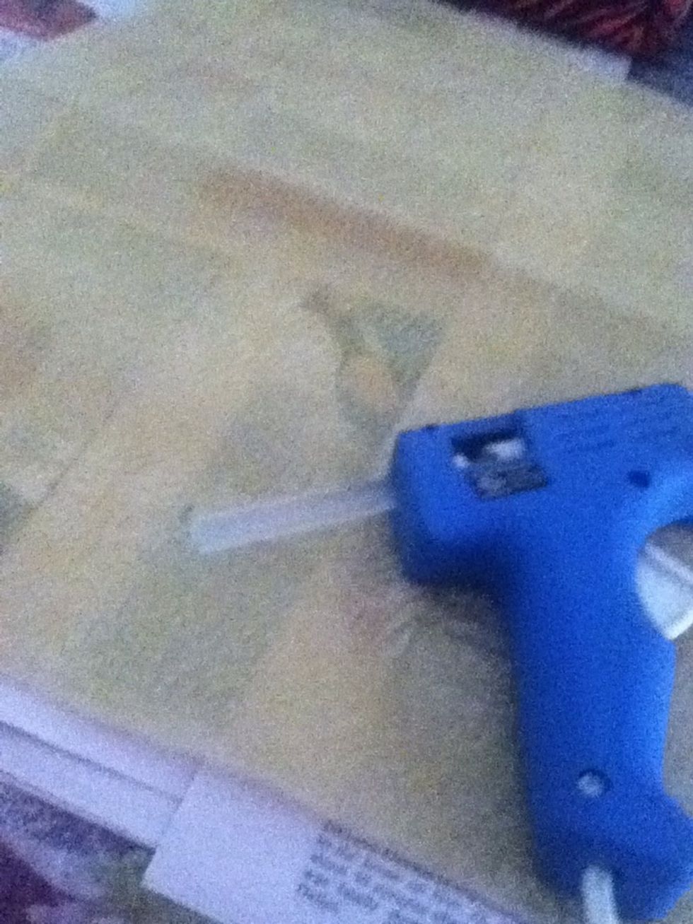 Now it's time for ur hot glue gun
