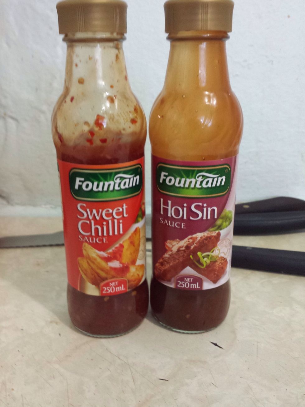Now it's time to our in the sauce.