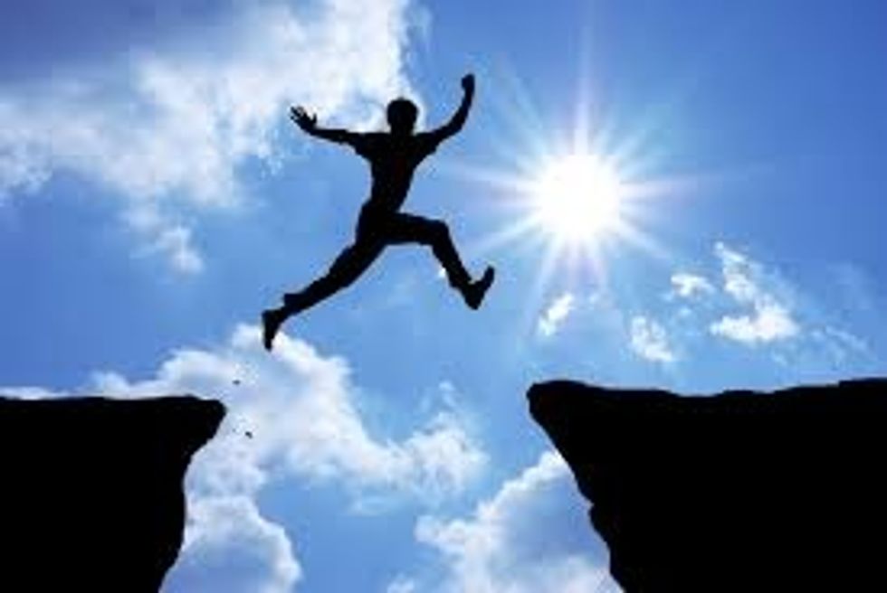 Now it's your turn to take a leap--maybe you will reach success....