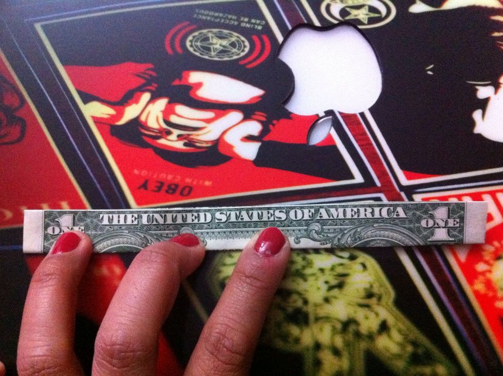 Now it should look like this after folding up.