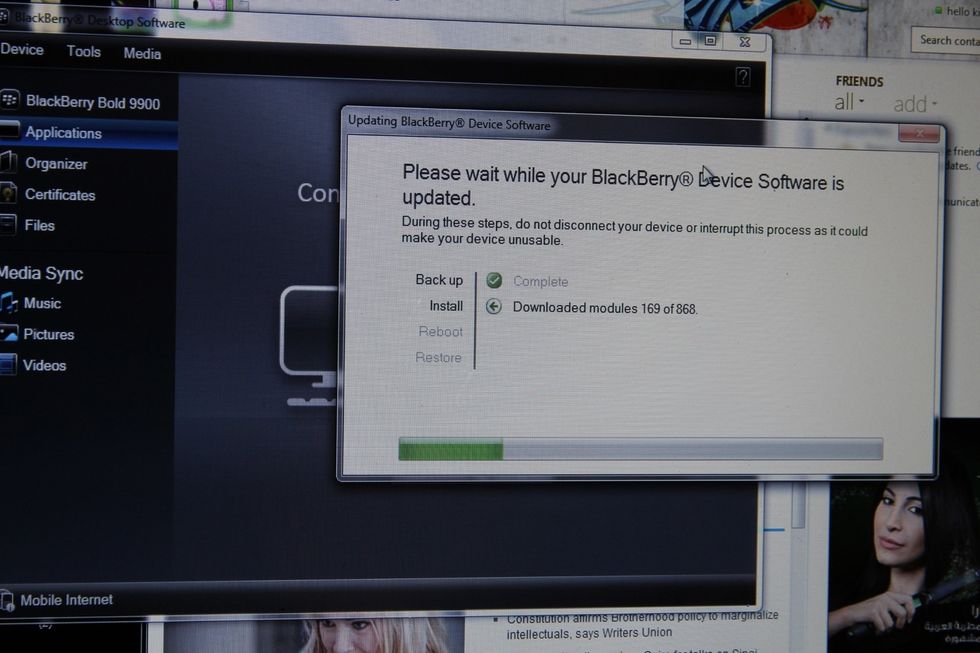 now its install prosses in ur mobile from the pc
