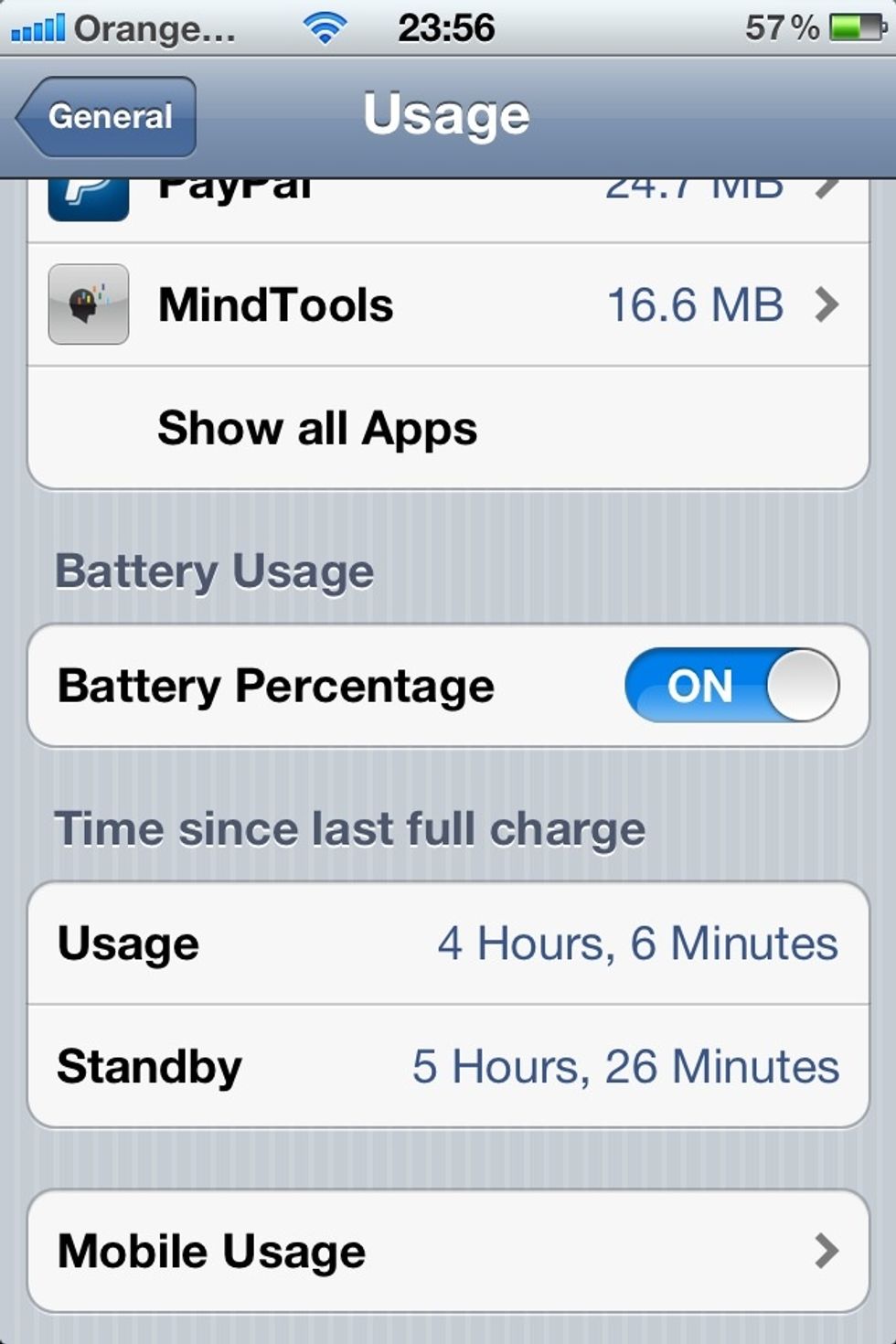 Now its on it allows you to monitor you battery's life effectively. If you look at the very top right of your screen where the time is you can now see the percentage of battery left. Lets go back.