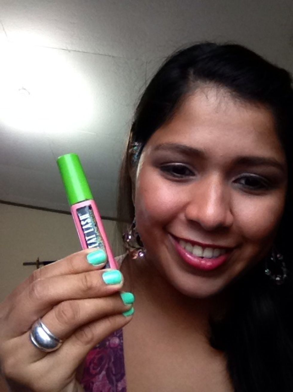 Now its time for the mascara.