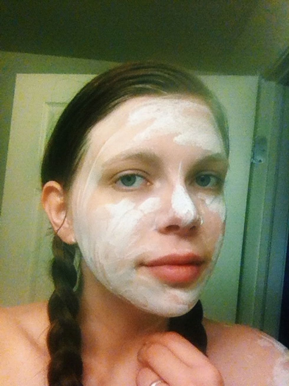 Now, just chill out for about 10 minutes for the green clay and 20 minutes for the kaolin. You can sit in a relaxing lavender bath if all you did was a face mask \ud83d\ude09