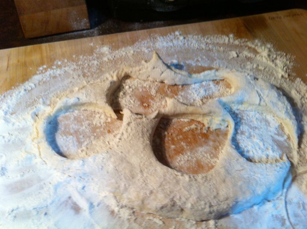 Now just gather the "scraps" to middle of board.