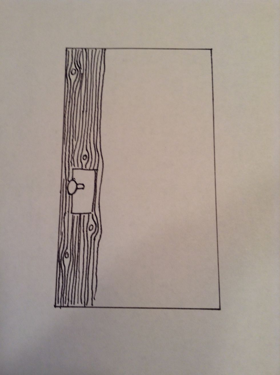 Now just keep filling in the door