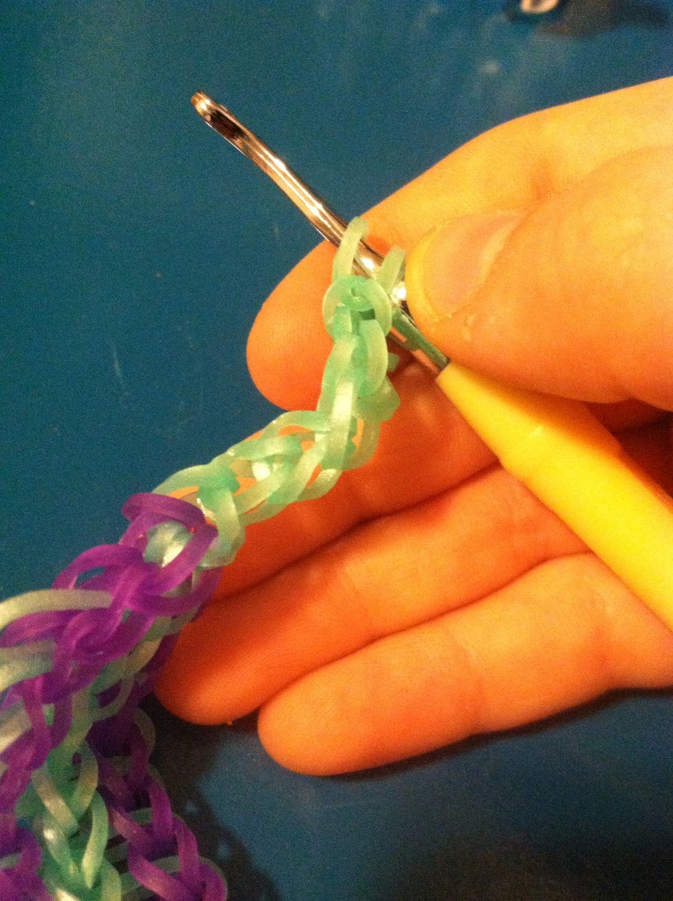 Now keep adding the extension until it fits your wrist