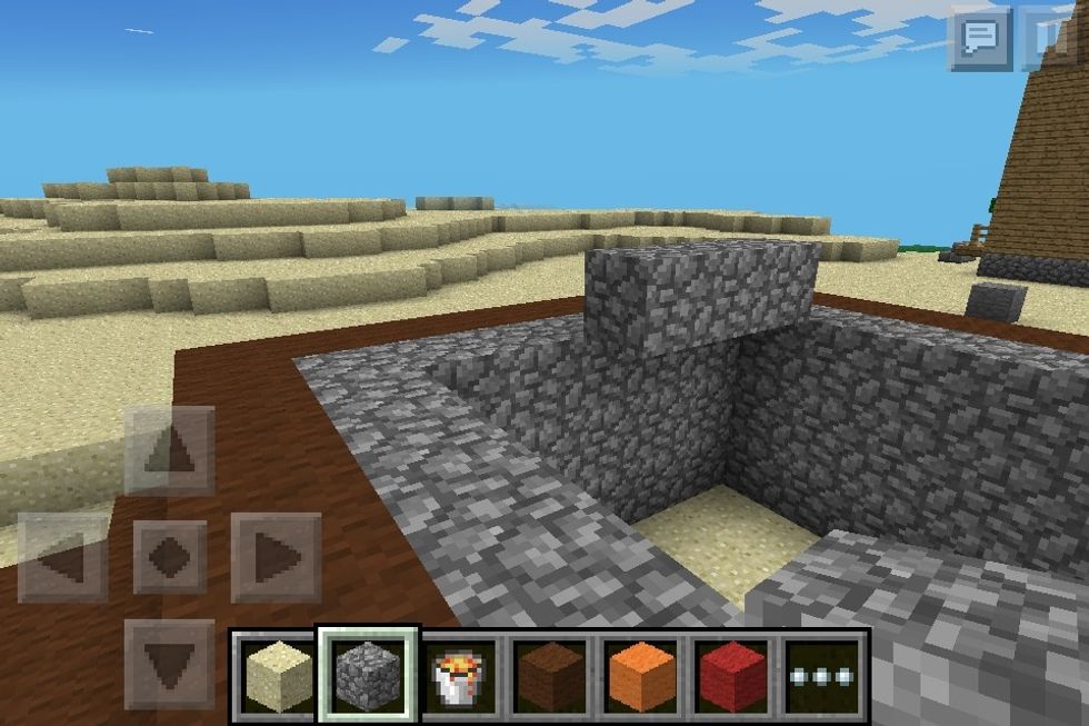 Now layer the block to look stairs again