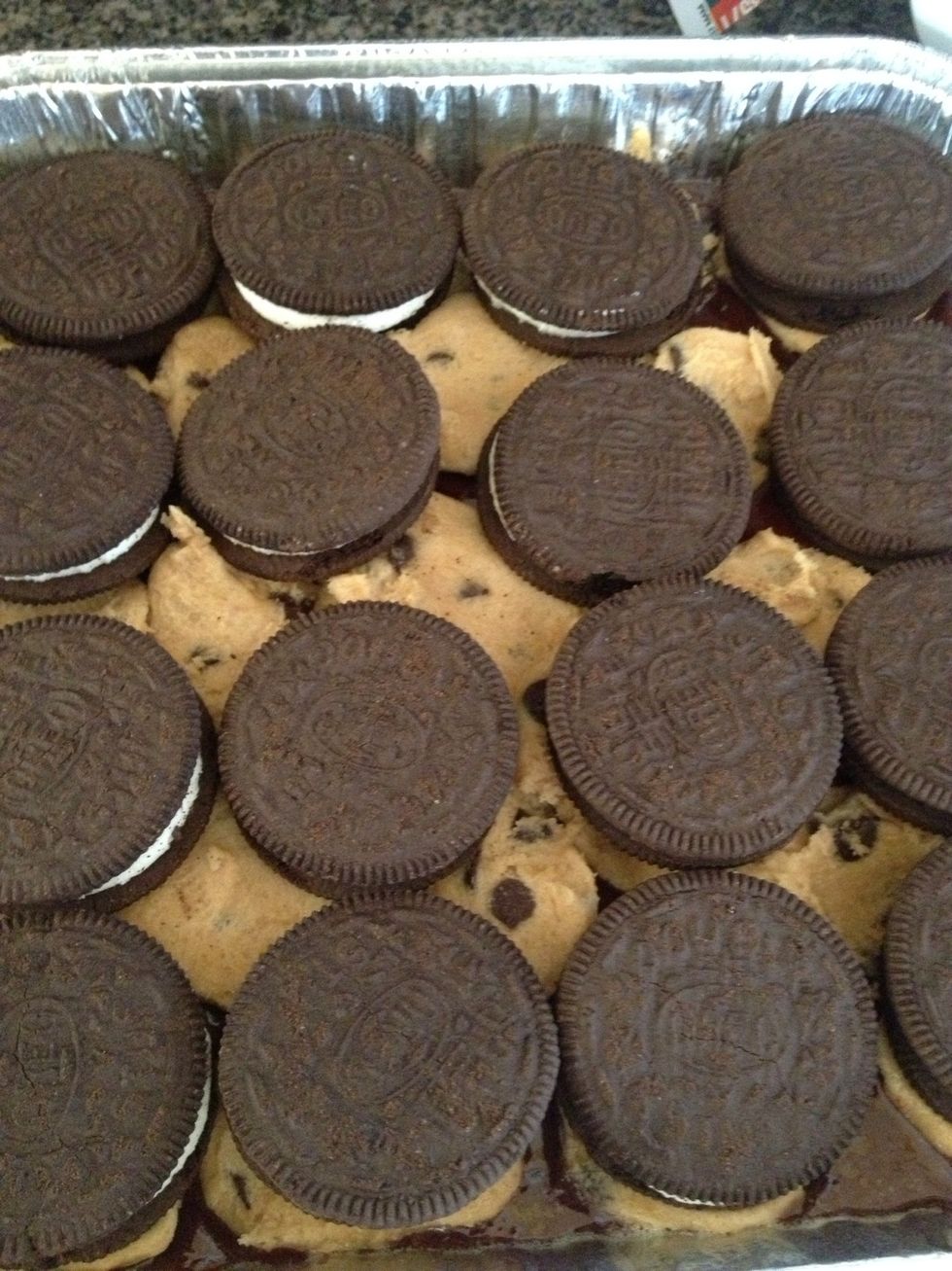 Now layer with Oreos, like so