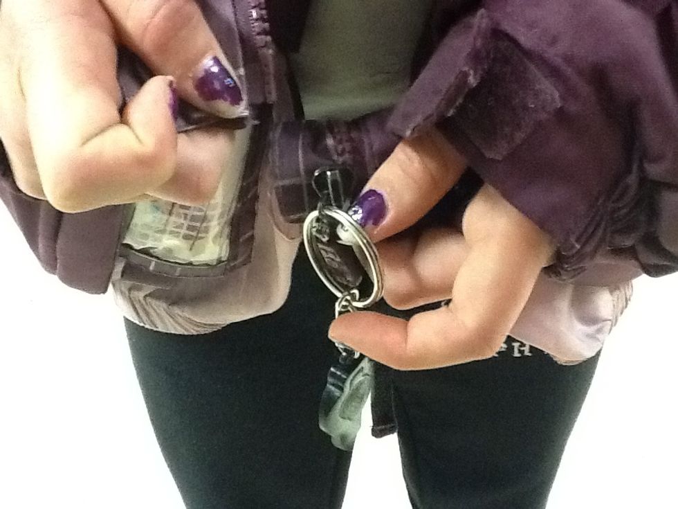 Now let's do up your zipper.