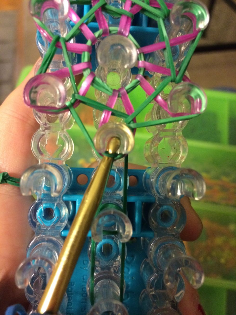 Now let's loop the other half. This will be a little tricky since we are looping backwards.