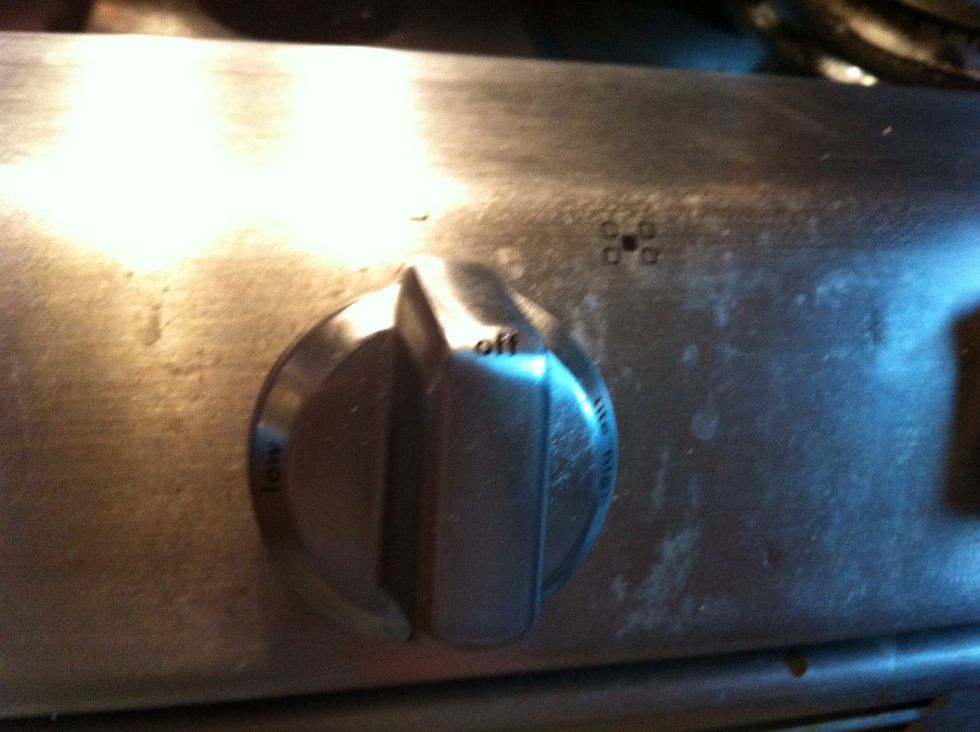 Now, let's work on the stainless steel. Use that paper towel with alcohol. See that greasy spot?