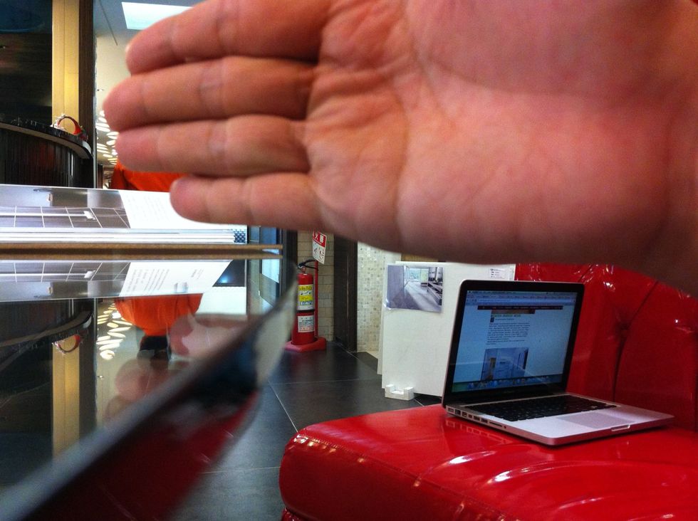 Now let the audience see the front of your palm, and it looks like the card is gone, but its actually hidden behind the hand