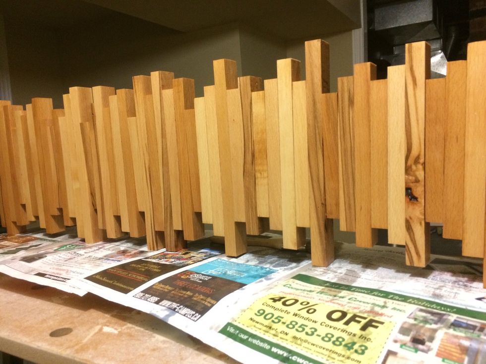 Now let the oil soak in and we are done.