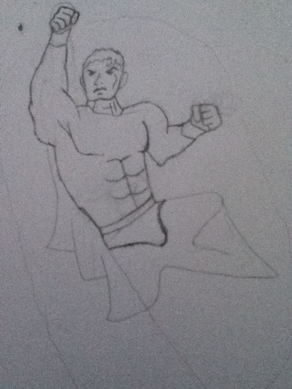 Now lets draw the legs\ud83d\udc5f