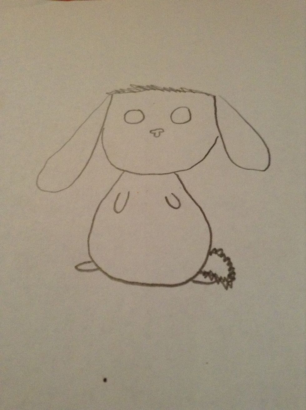 Now little nubs for the arms and legs.