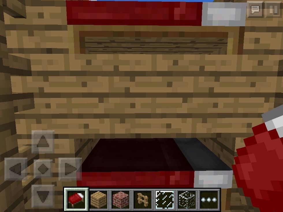Now, look at these. We don't want these 2 blocks because we can't get on the beds underneath