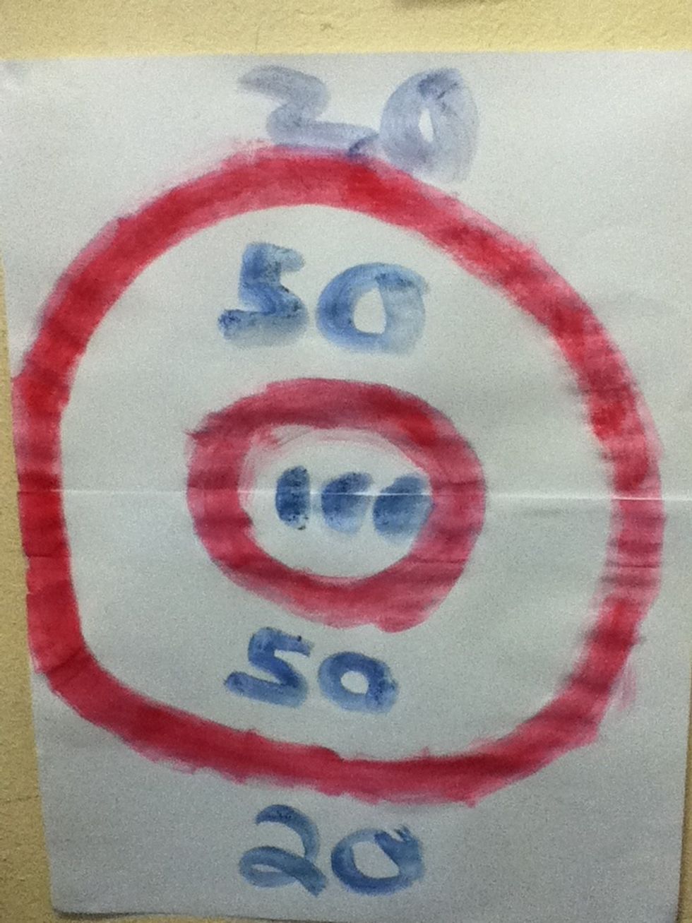 Now make a target out of paper.