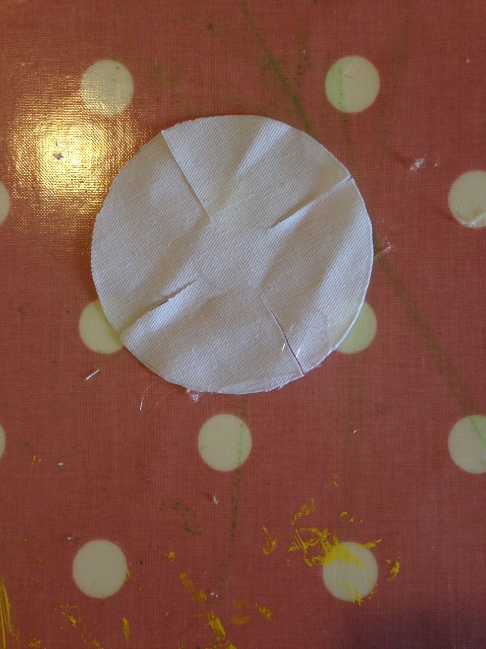 Now make for cuts all diagonal to each other