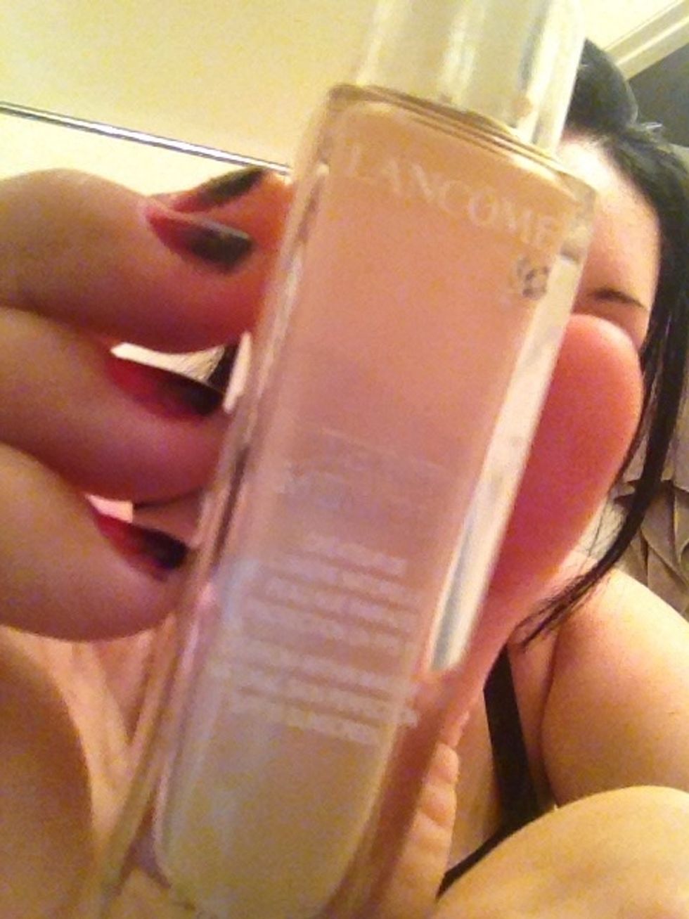 Now makeup time. Use a base cream foundation, works better with latex.