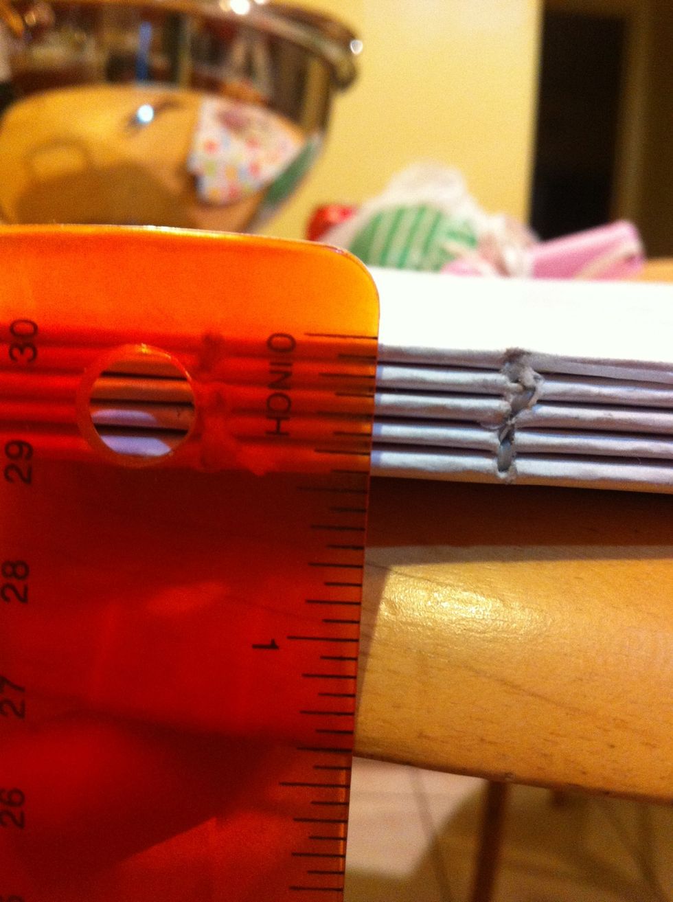 Now measure your height (mines almost half an inch by 8.5