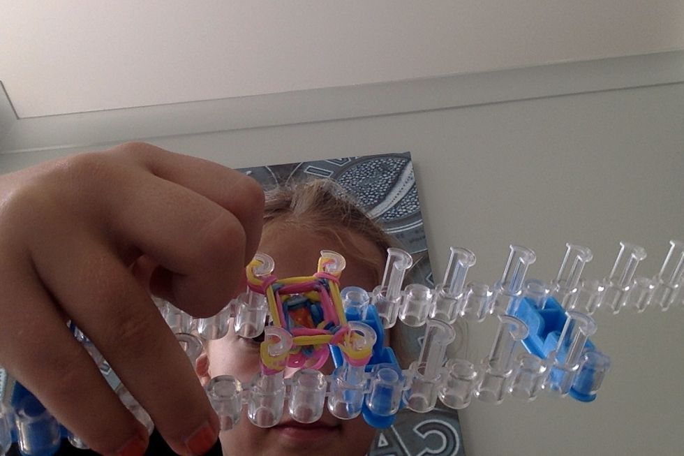 Now mine is a bit short but yours will be a few layers longer.