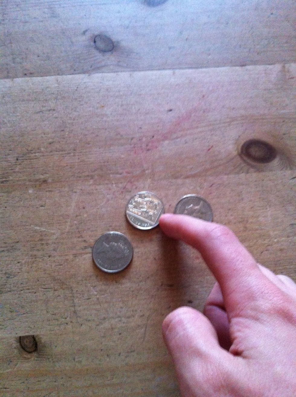 Now move any coin between the other two