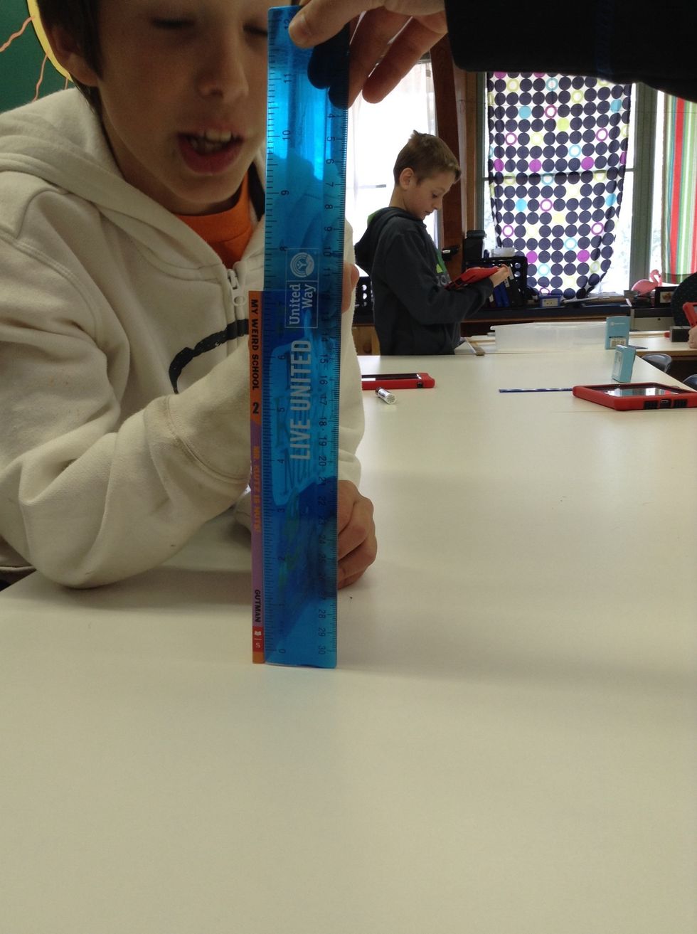 Now once again we r going to round to the nearest ten so the depth is 7 inches.