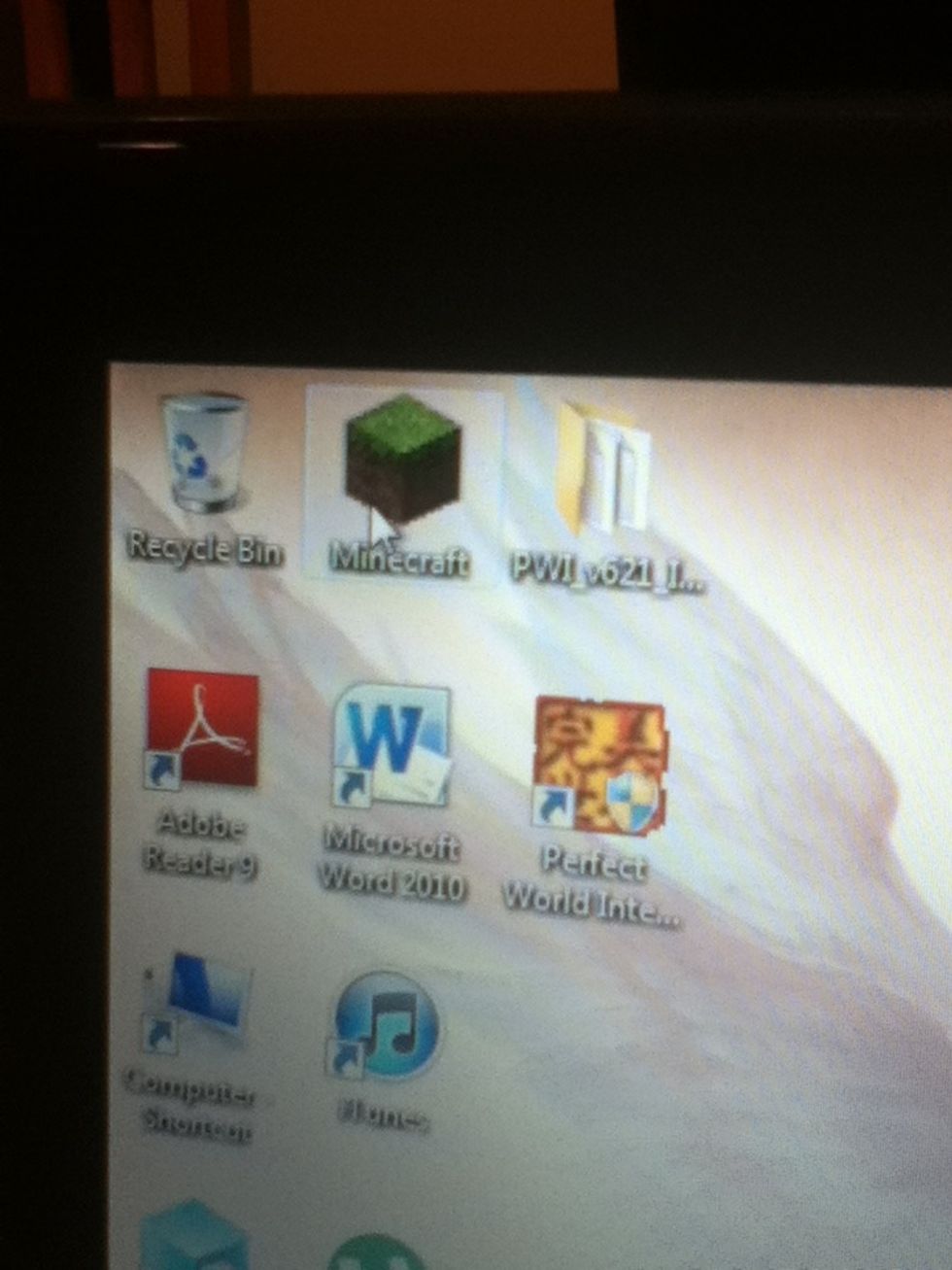 Now open your minecraft