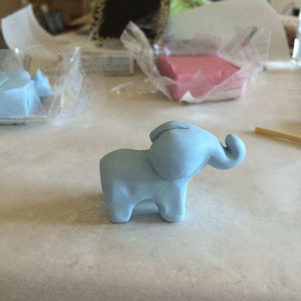Now our elephant has been born!