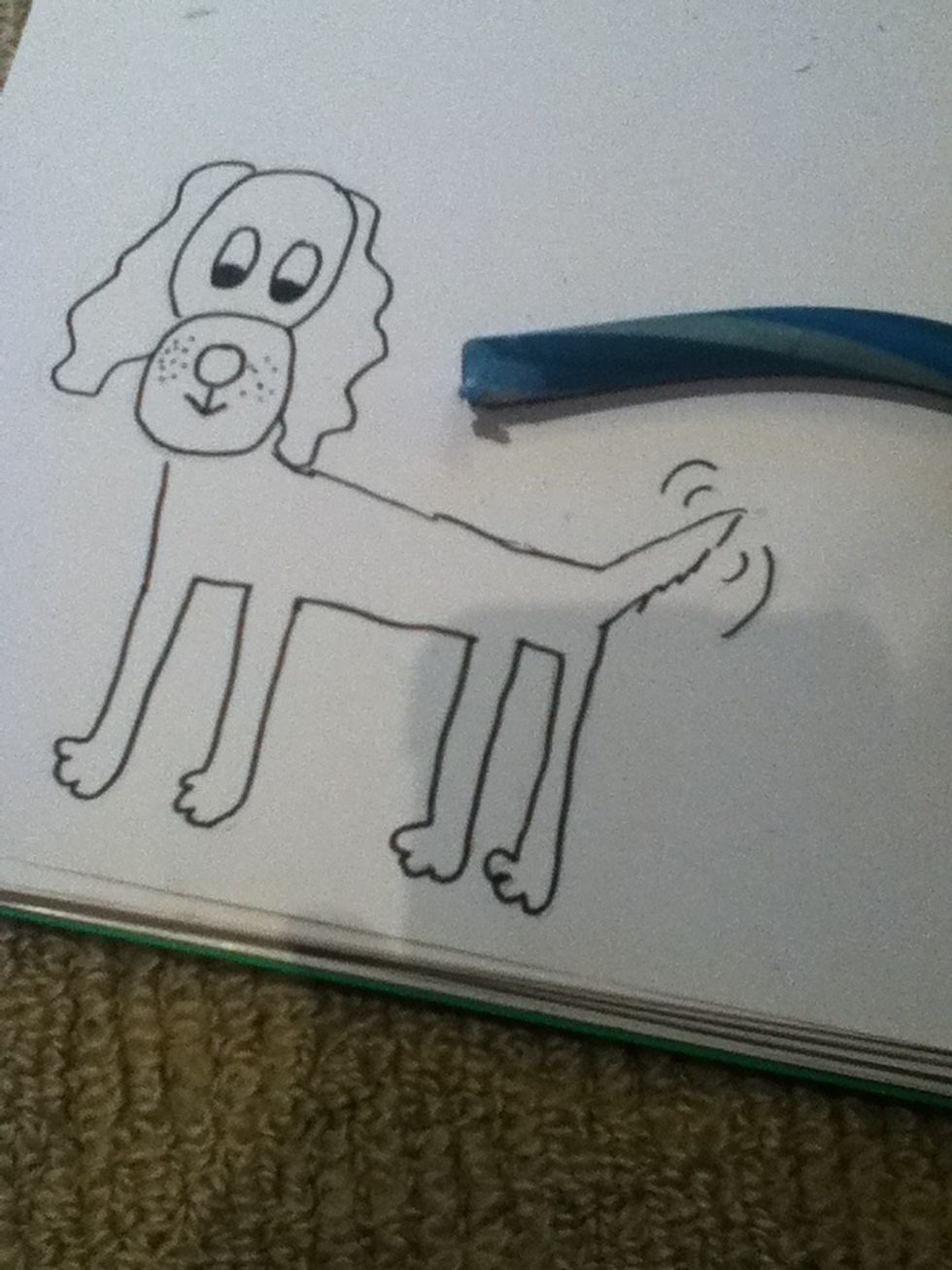 Now outline and rub out the pencil.