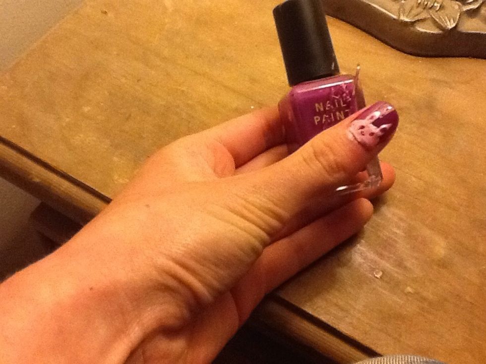 Now paint on the bunny's features\ud83d\udc07and your done!