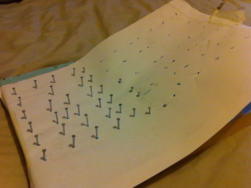 Now peel off the paper.