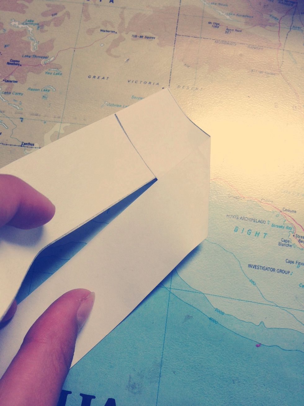 Now pick up the other strip.