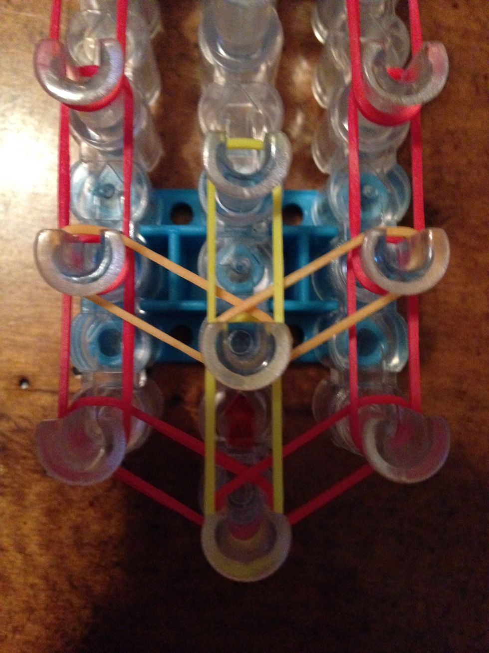 Now place another one going up