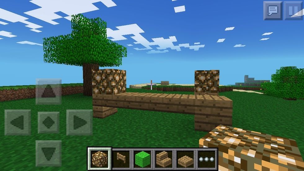 Now place glowstone on the corners