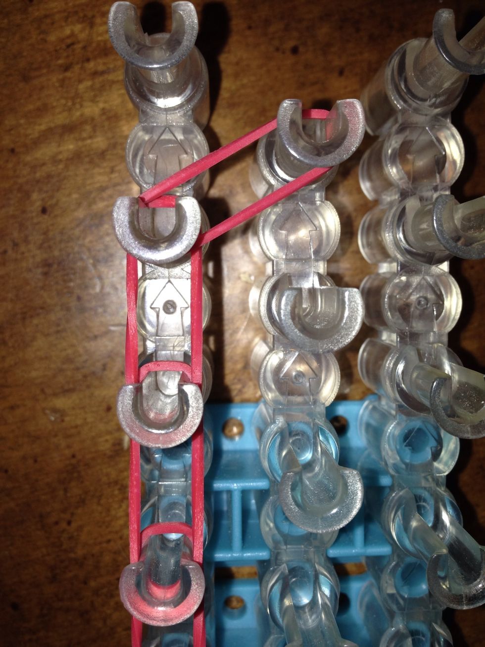 Now place one going diagonal