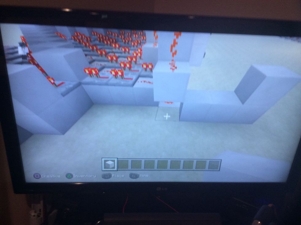 Now place these blocks and get rid if the ones on the other side.