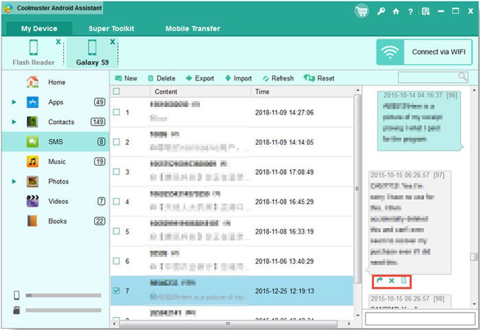 Now, please enter the corresponding file tag from the left panel so that you can preview and choose the file(s) that you want to delete.