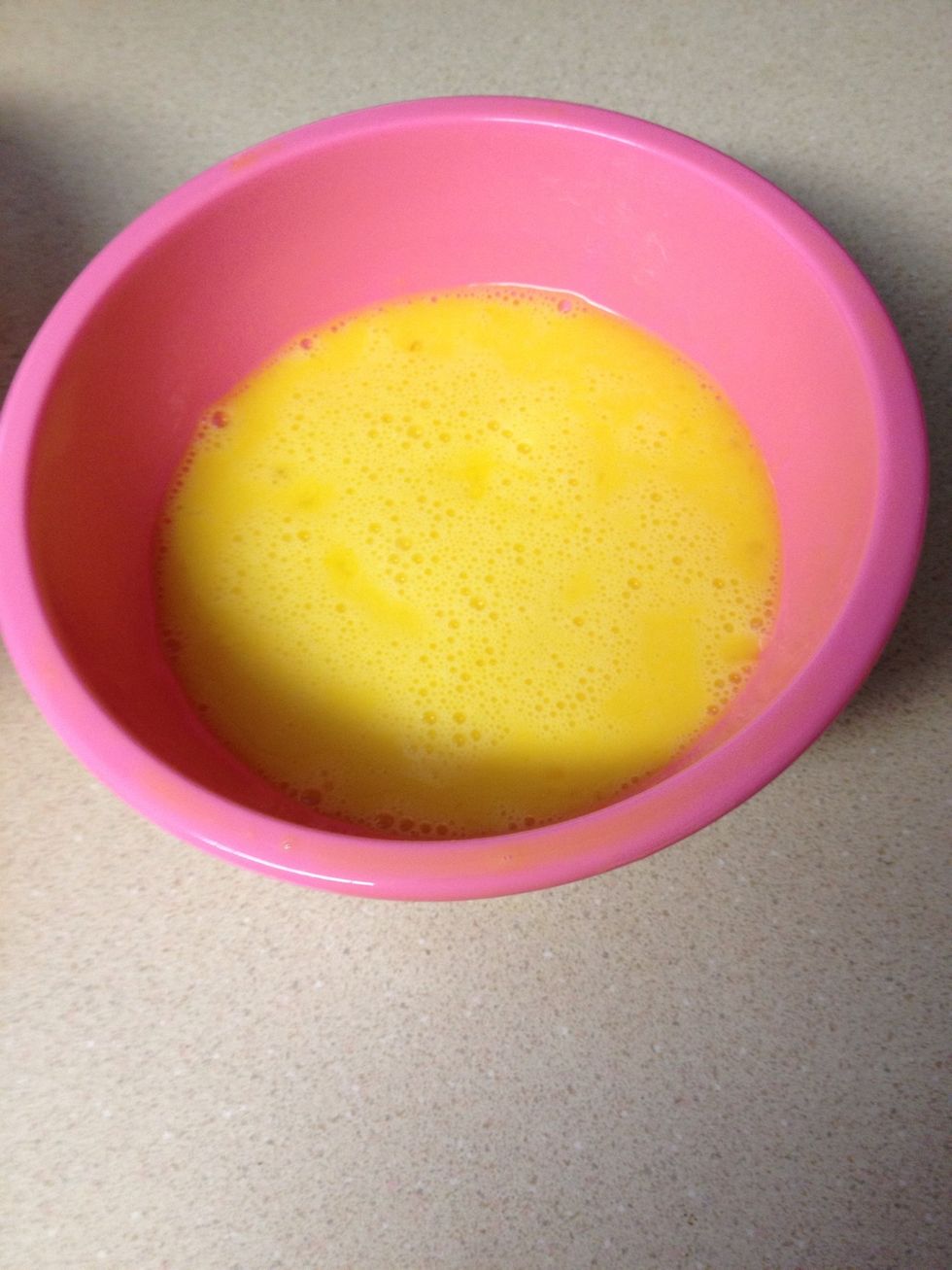 Now pour into stand mixer