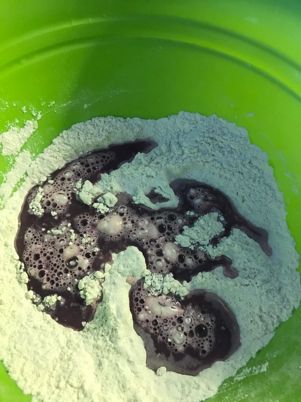 Now pour into the bowl