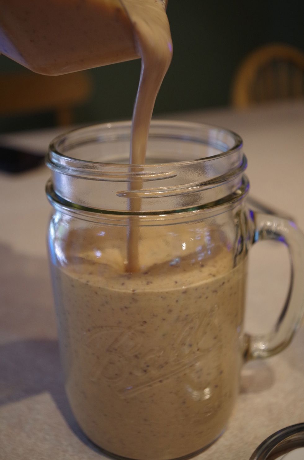 Now pour into your favorite drinking container\u2026.