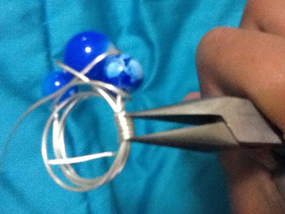 Now press the coils as close together as possible
