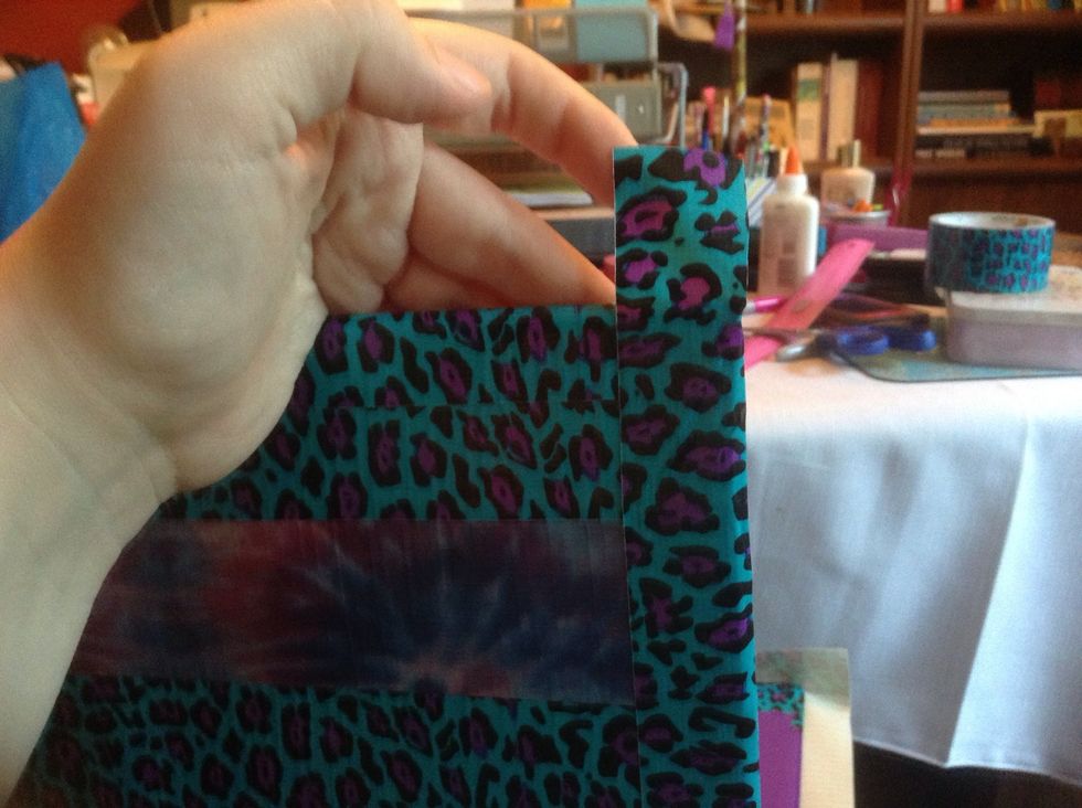 Now press the fold down.