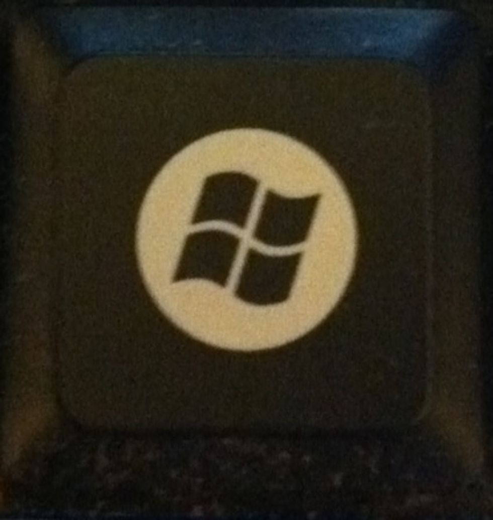 Now press this key on keyboard (windows key) + R and "run" window will pop up.