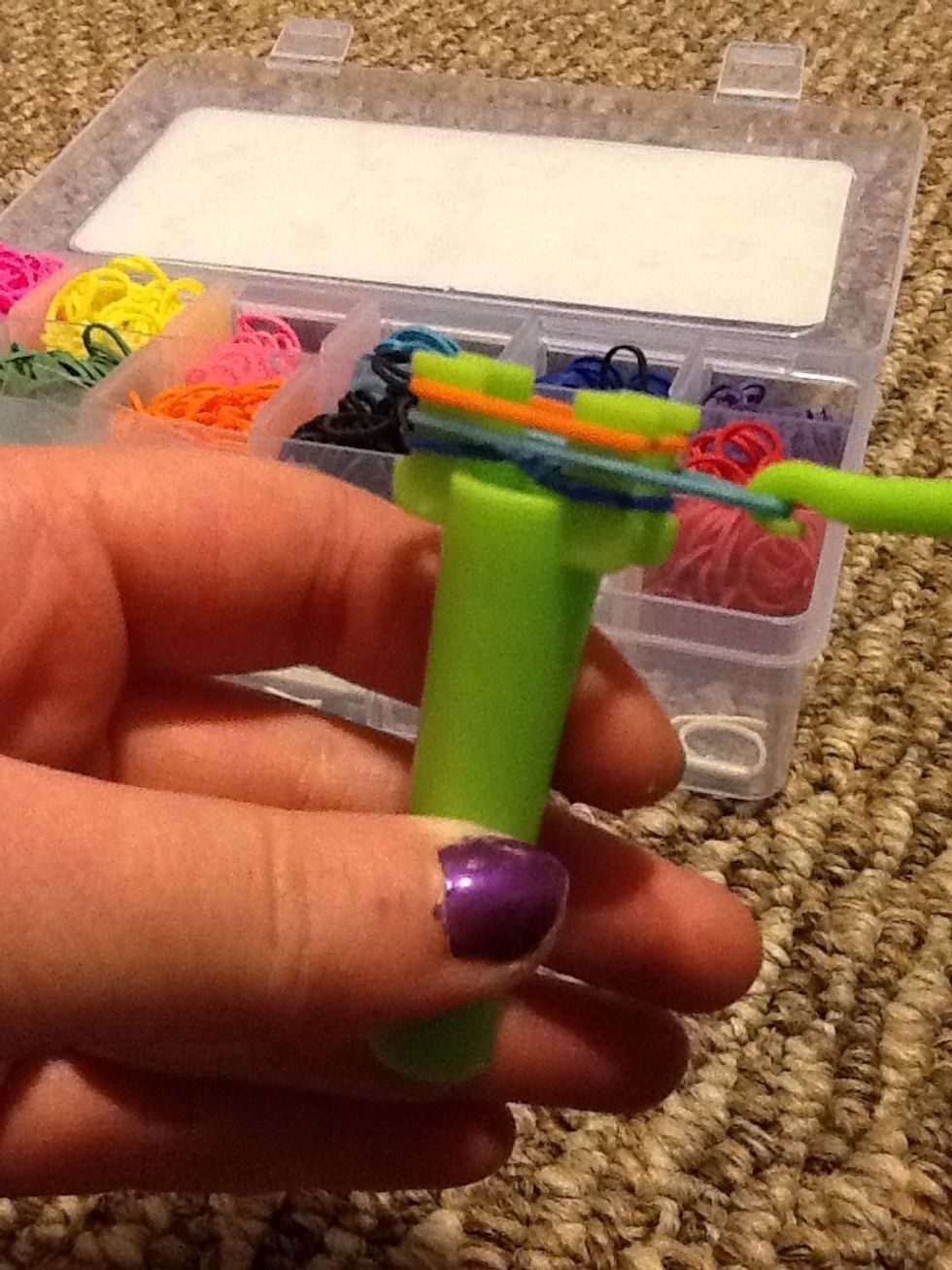 Now, pull out the middle band...