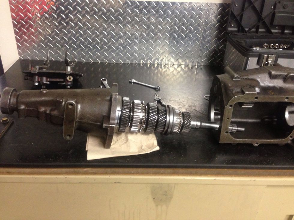 Now put everything u have Assembled on top of a paper towel like this .,. U can use longer paper towel if you want to .,.