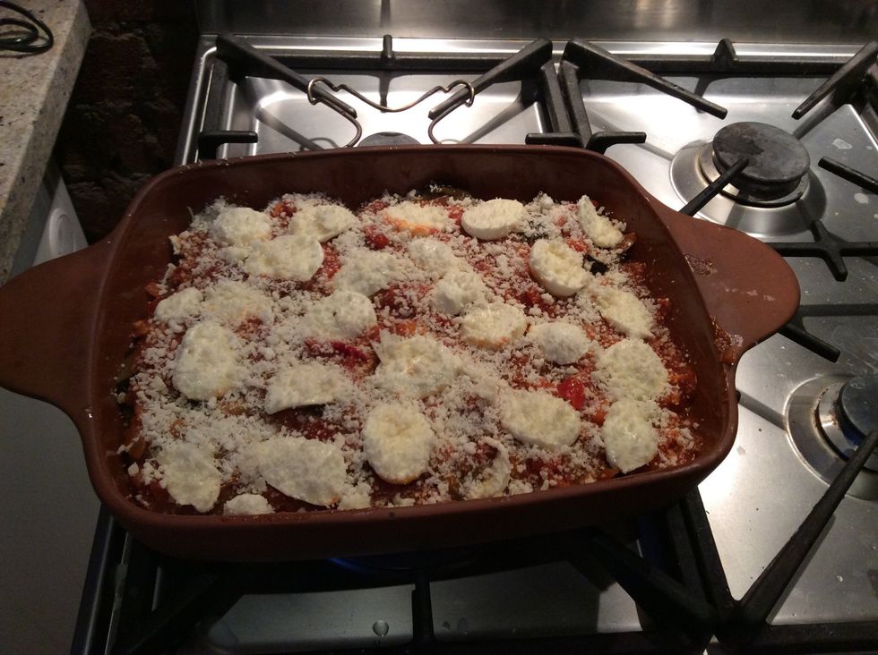 Now put in oven for 1 hour at 160-180c.