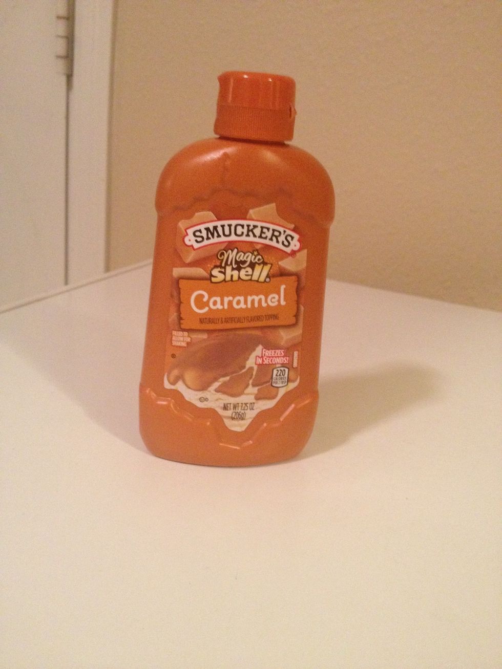 Now put some syrup I have Caramell syrup............